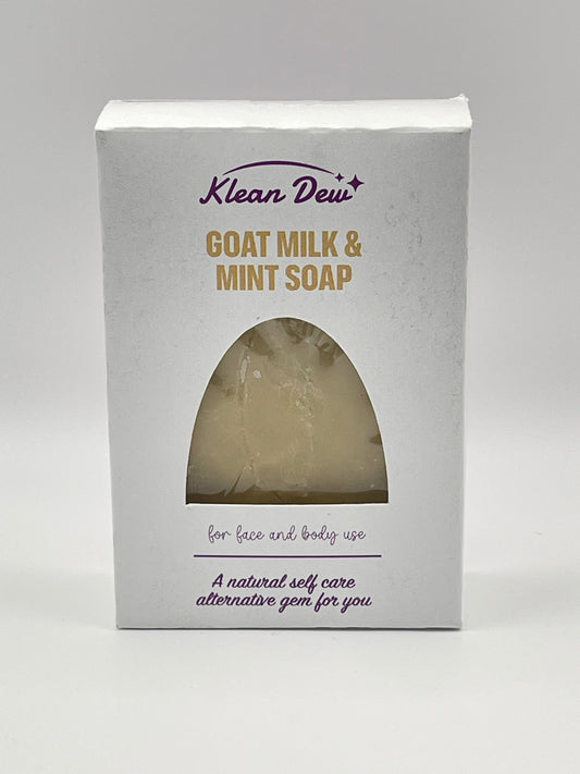 Goat milk & mint soap